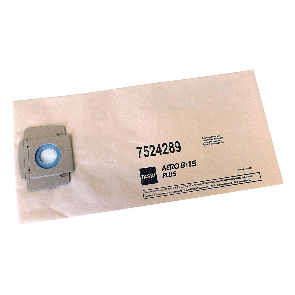 Taski Papierfilterbeutel – 53 dB(A), 51 × 24 × 6 cm, für Aero 8 SEV / 8 PLUS, braun