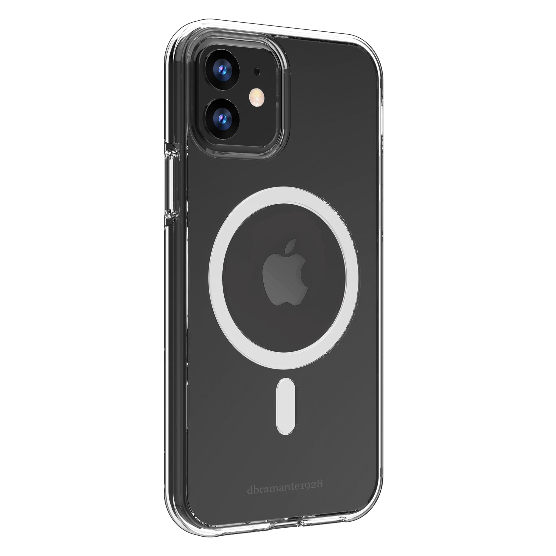 dbramante1928 Backcover – für Apple iPhone 12, MagSafe, Recycling-Kunststoff, transparent, bis 3 m sturzsicher