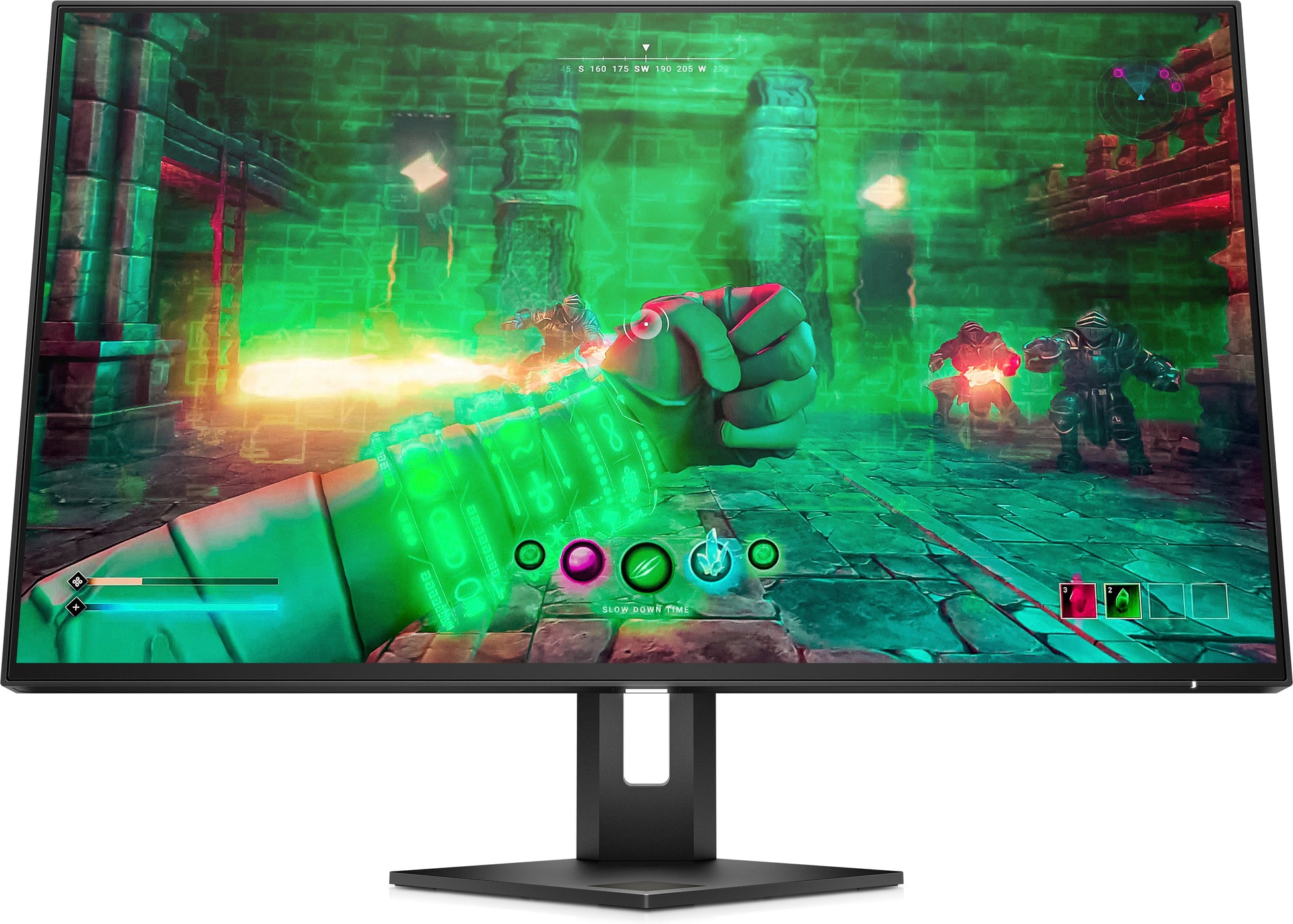 HP Omen 27U – Monitor, 27" 4K UHD (3840 × 2160), IPS, 144 Hz, HDR, Grau
