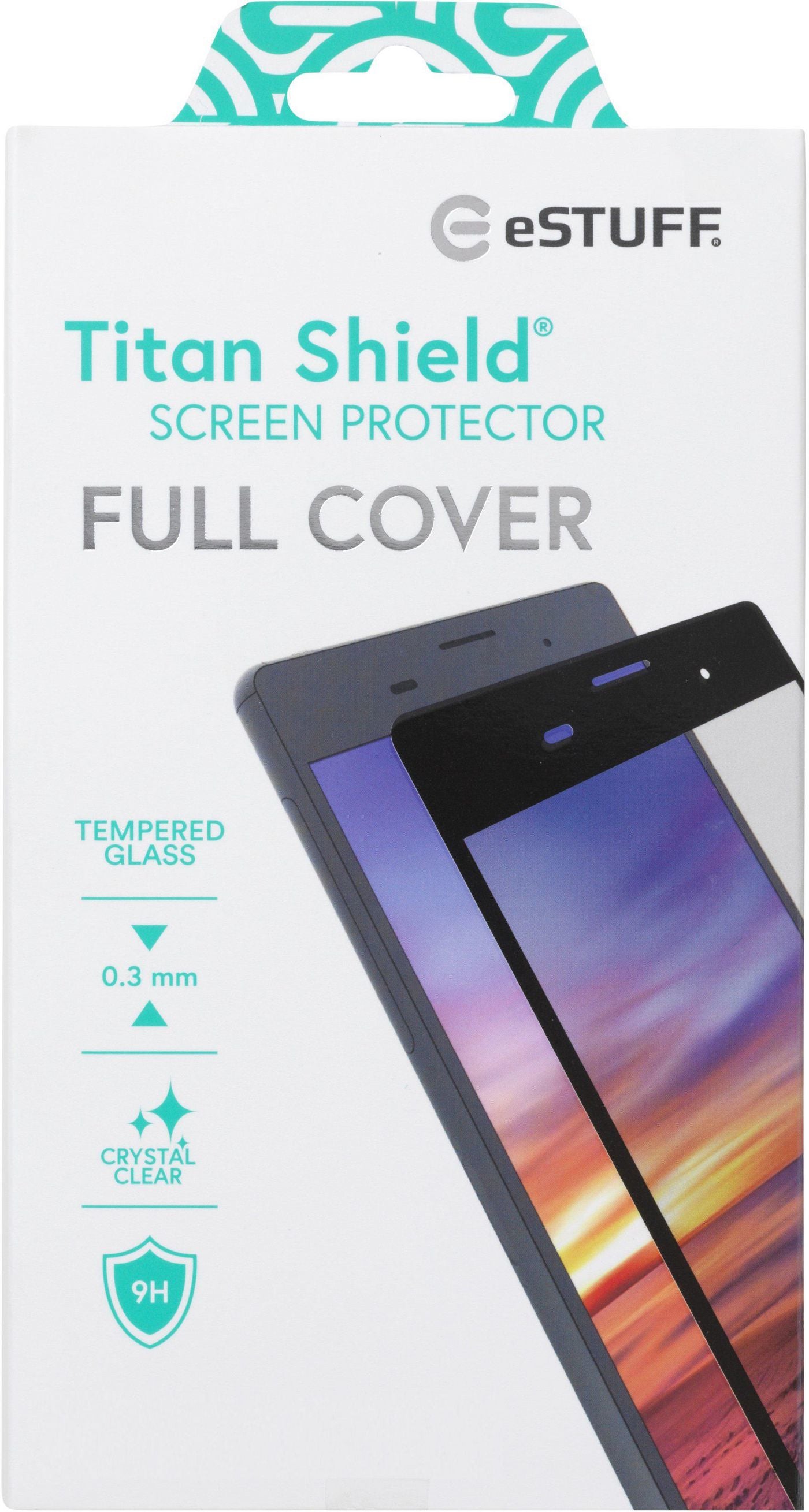 eSTUFF Displayschutz (Panzerglas), Full Cover – für Galaxy S21 FE 5G