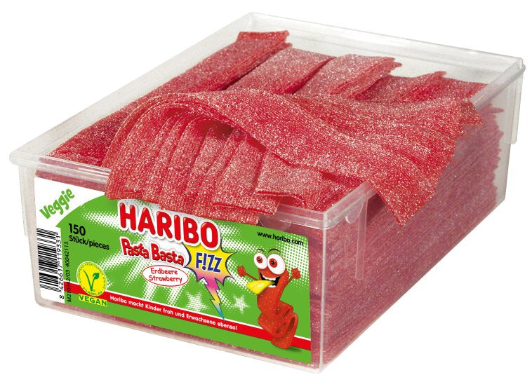 Haribo Pasta Basta Gummibärchen – Erdbeere, Sauer – 1,125 kg
