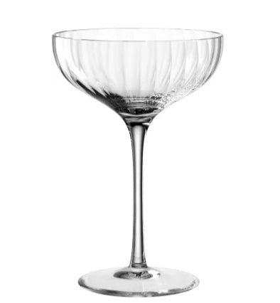 Leonardo Poesia Champagnerschale – 0,26 l, Kristallglas, klar, spülmaschinenfest, 6 Stück