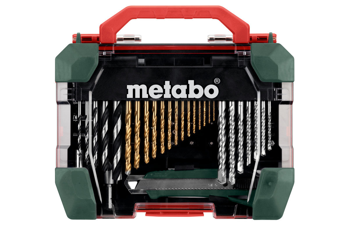 Metabo Bohr- und Bitset, 1,5–10 mm, schwarz, 28 Stk.