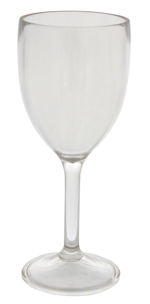 Eurotrail Weinglas – 265 ml, Ø 7,0 cm, H 19,0 cm, Kunststoff (PC), Transparent
