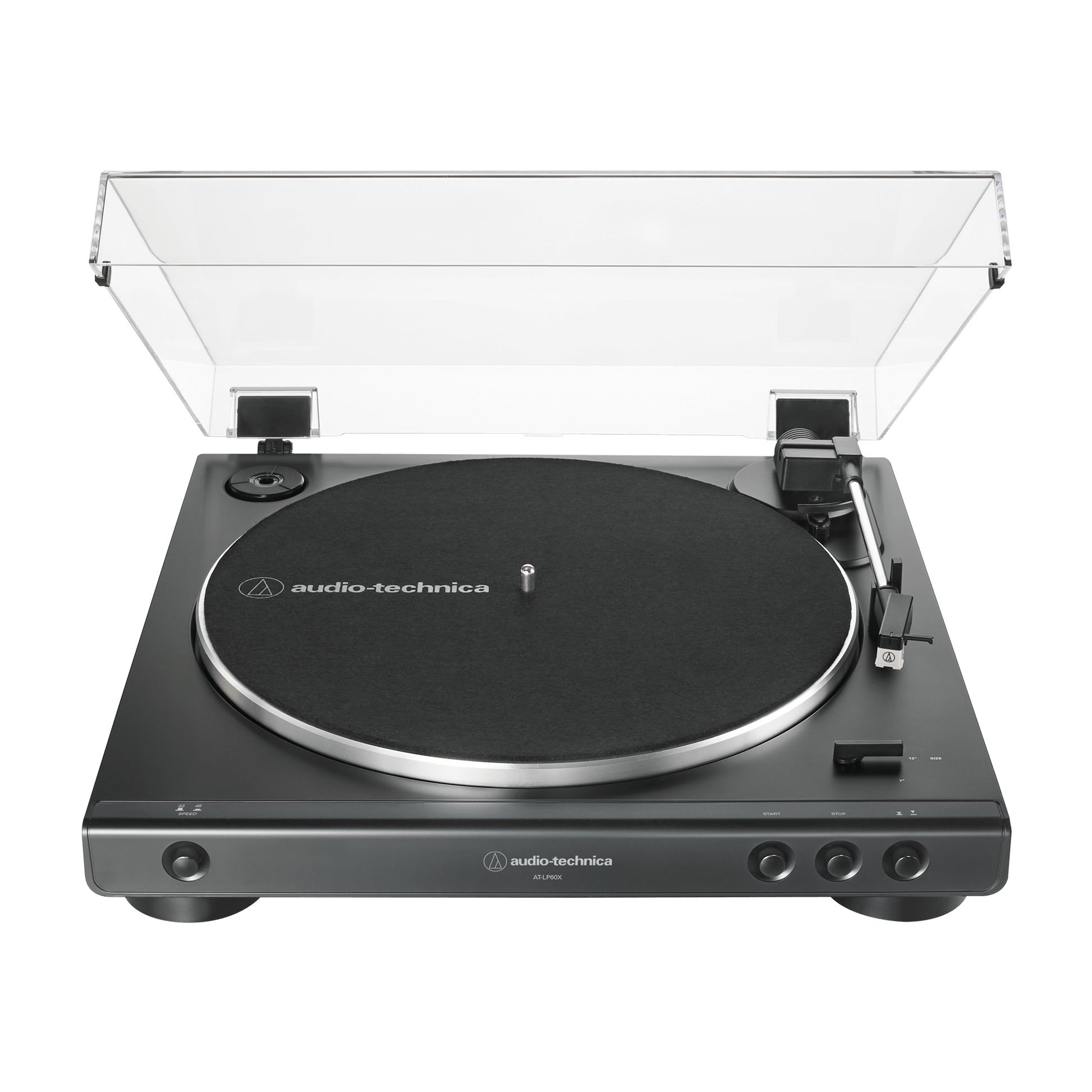 Audio-Technica AT-LP60XBK – Plattenspieler – Stationär – Phono-Vorverstärker – Schwarz
