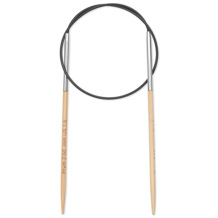 Prym 1530 Rundstricknadel Bambus – 2,5 mm, 40 cm, 1 Stk.
