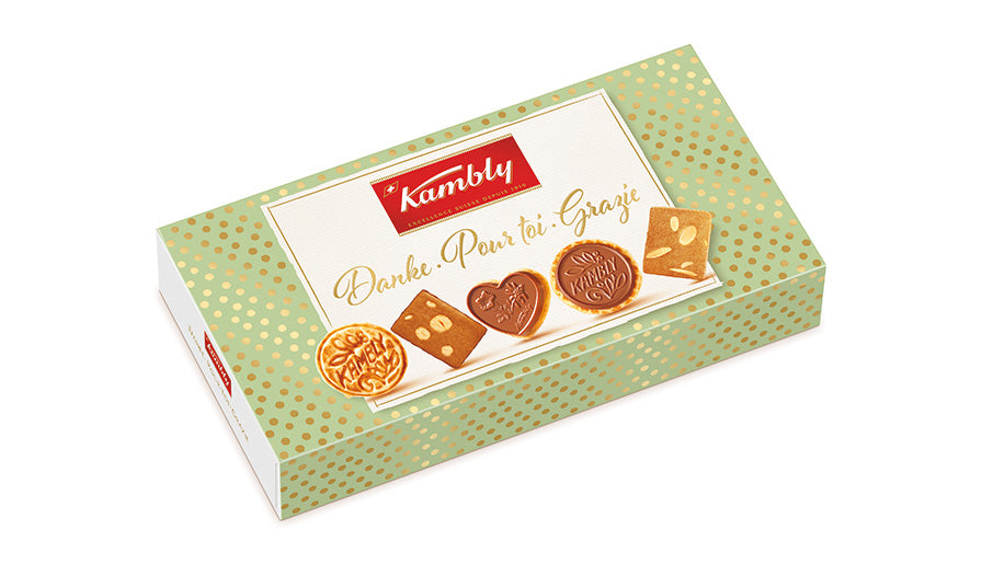 Kambly Pour toi Grazie Guetzli – Schokolade, Mix – 155 g