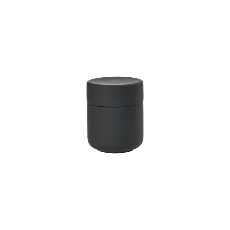 Zone Denmark Zahnbürstenhalter Ume – Steingut, Ø8,3×10,3 cm, Schwarz