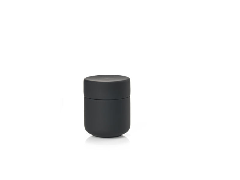 Zone Denmark Zahnbürstenhalter Ume – Steingut, Ø8,3×10,3 cm, Schwarz