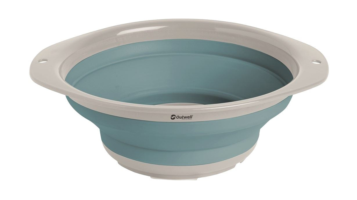 Outwell Collaps Bowl L – Ø 10,5 cm, H 27,8 cm, Kunststoff (TPE), Blau, zusammenklappbar