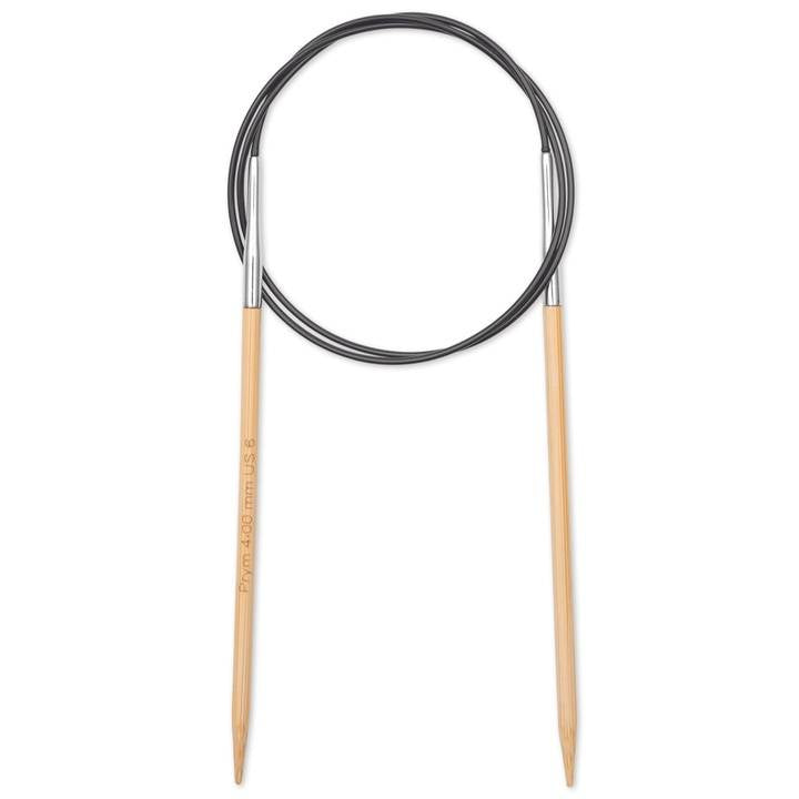 Prym 1530 Rundstricknadel – 4,0 mm, 80 cm, Bambus