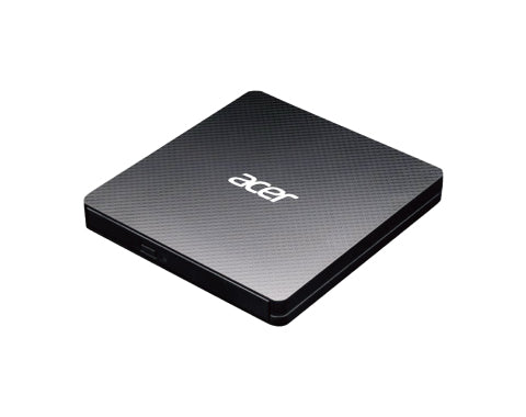 Acer AXD001 – Externes DVD±RW-Laufwerk, USB-A & USB-C, Slot-In, Schwarz