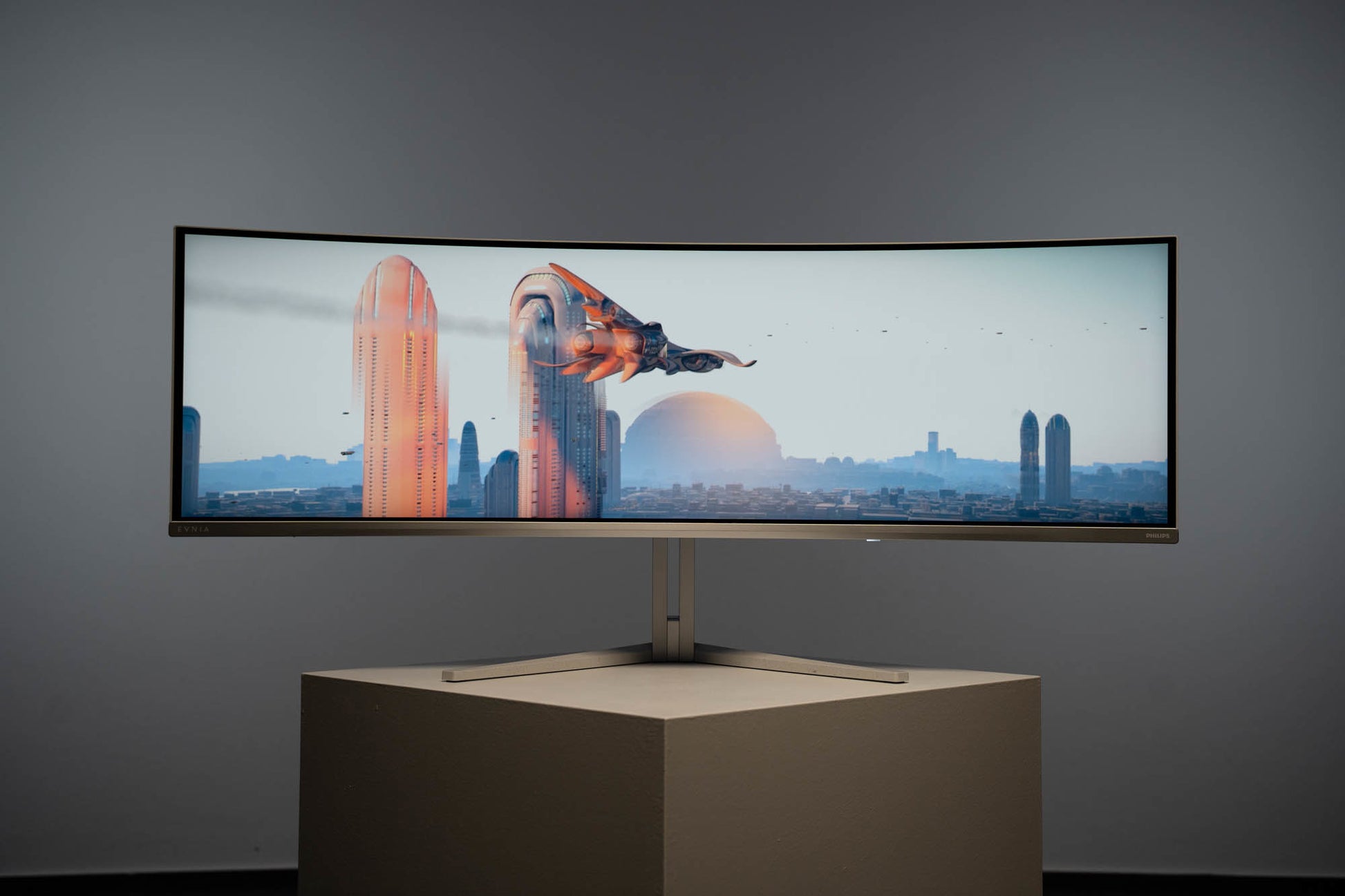 Philips 49M2C8900/00 – Monitor, 48,9", 250 cd/m², USB-C, DisplayPort, 2× HDMI, KVM, VESA 100 × 100, Weiss