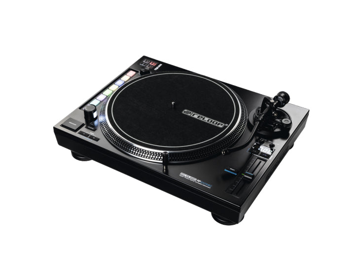Reloop RP-8000 MKII – Plattenspieler (Direktantrieb, manuell), Phono-Vorverstärker, 33⅓/45/78 U/min – Schwarz