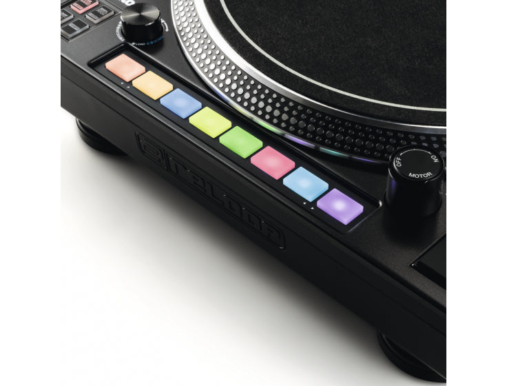 Reloop RP-8000 MKII – Plattenspieler (Direktantrieb, manuell), Phono-Vorverstärker, 33⅓/45/78 U/min – Schwarz