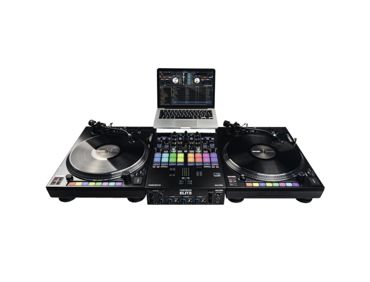 Reloop RP-8000 MKII – Plattenspieler (Direktantrieb, manuell), Phono-Vorverstärker, 33⅓/45/78 U/min – Schwarz