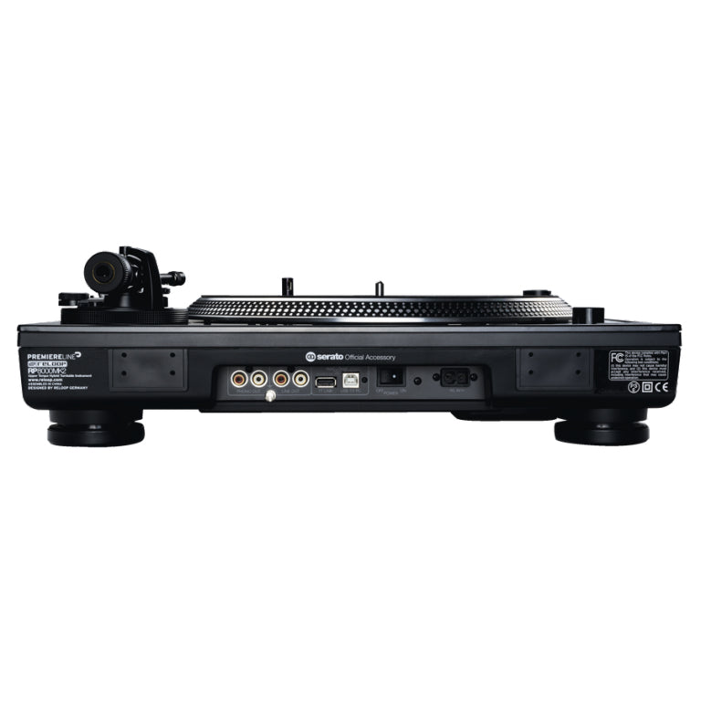 Reloop RP-8000 MKII – Plattenspieler (Direktantrieb, manuell), Phono-Vorverstärker, 33⅓/45/78 U/min – Schwarz