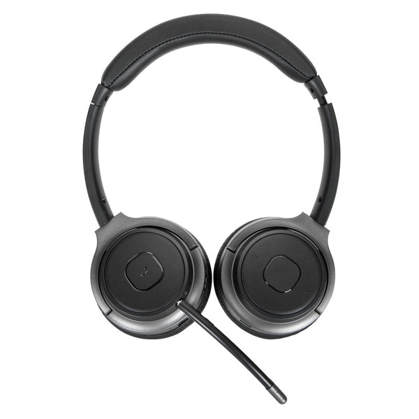 Targus AEH104GL – Duo Headset (On-Ear) – Bluetooth 5.0 – Schwarz – bis 16 h