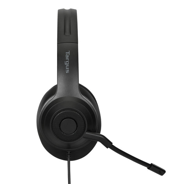 Targus AEH102GL Office-Headset – On-Ear, Stereo, Kabel, USB-A, Schwarz