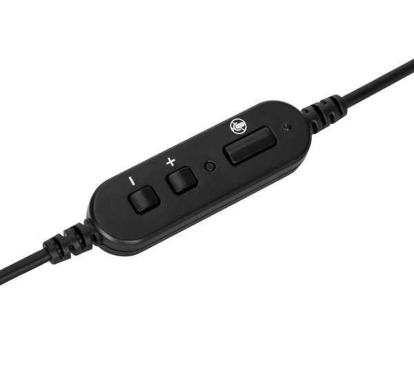 Targus AEH102GL Office-Headset – On-Ear, Stereo, Kabel, USB-A, Schwarz