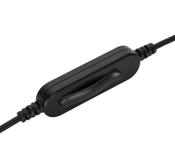 Targus AEH102GL Office-Headset – On-Ear, Stereo, Kabel, USB-A, Schwarz