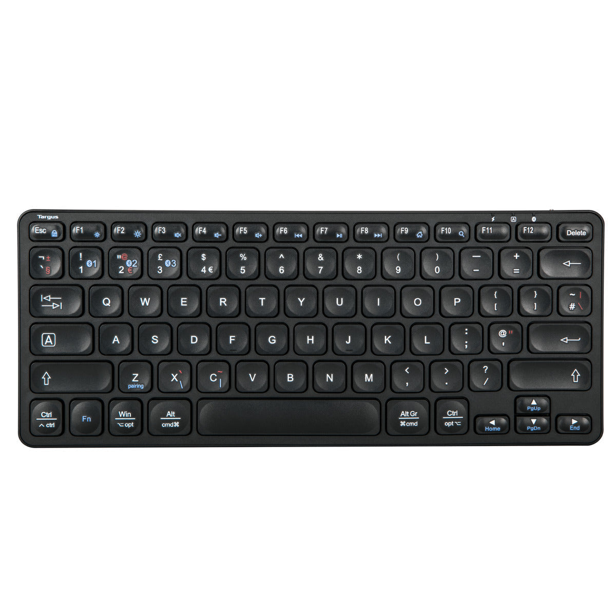 Targus Multi-Device Compact – Tastatur, kabellos (Bluetooth), UK-Layout (EN)