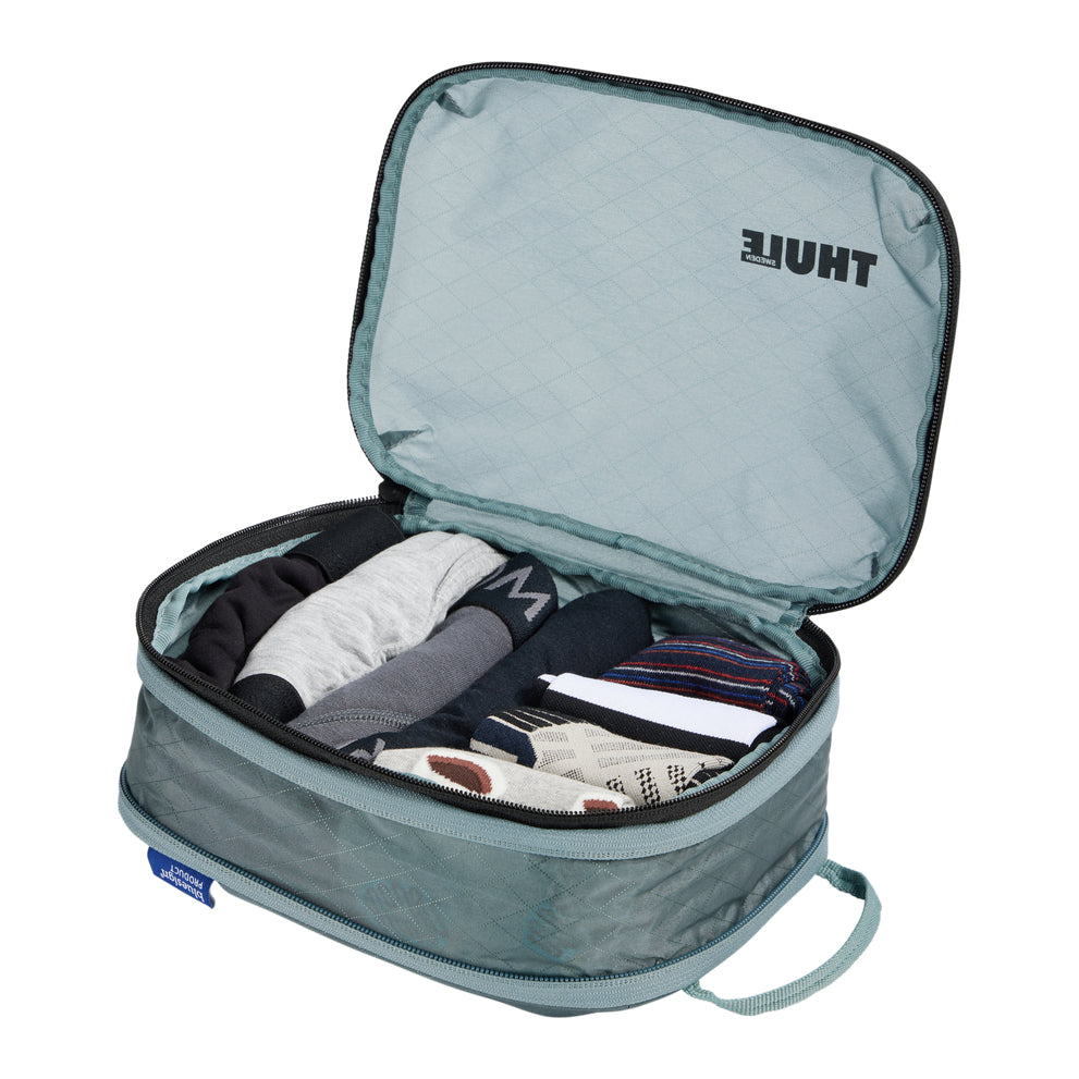 Thule Packungswürfel Compression Packing Cube Small – 3 l – grau – Nylon