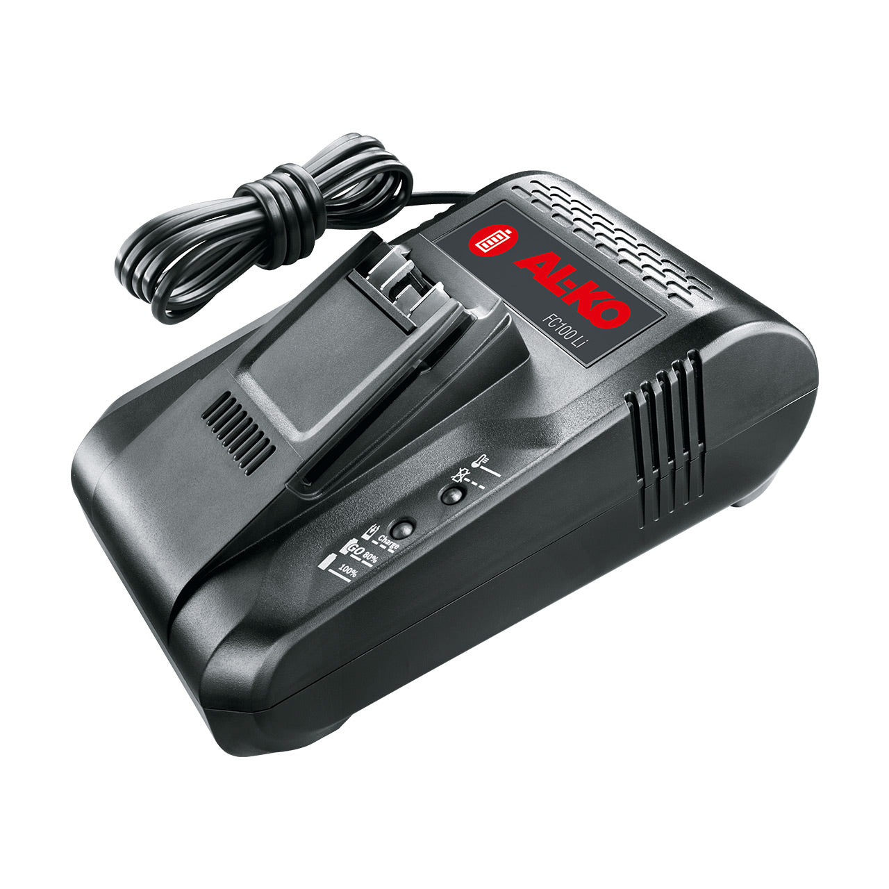 AL-KO Ladegerät 18 V Li-Ion 6 Ah – 62 min Ladezeit – für POWER FOR ALL 18 V