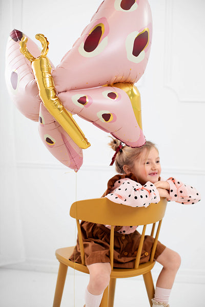 PartyDeco Folienballon – 120 × 87 cm – Folie, Gold
