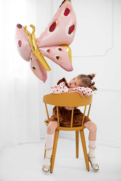 PartyDeco Folienballon – 120 × 87 cm – Folie, Gold