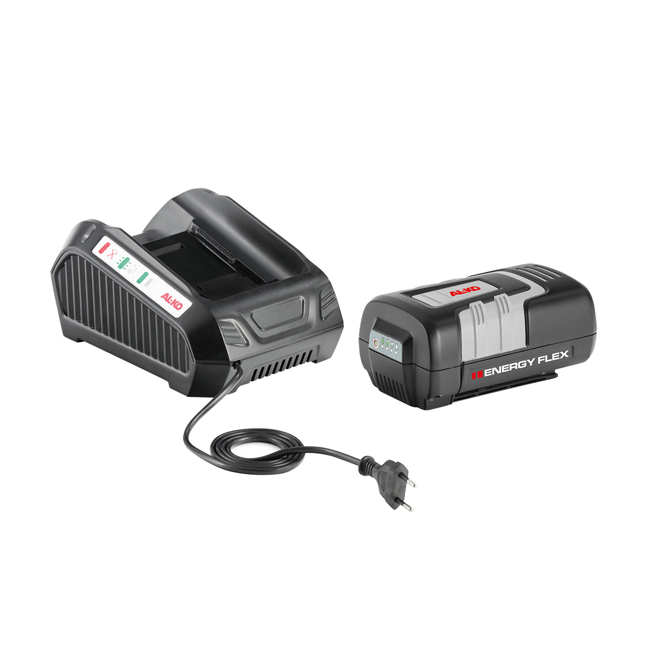 AL-KO B 150 Li/C 130 Li Akkuset 40 V 4 Ah (144 Wh) – Ladezeit 90 min
