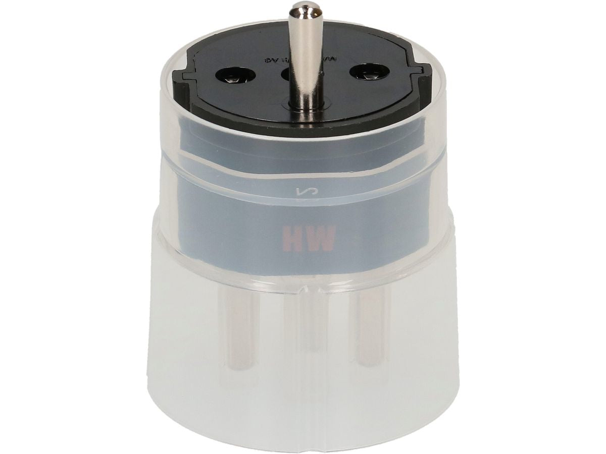 Max Hauri AG Max Hauri Adapterkabel, T23 zu Schuko (Typ F), 16 A 230 V, 3-polig (geerdet), 45×45×60 mm – schwarz