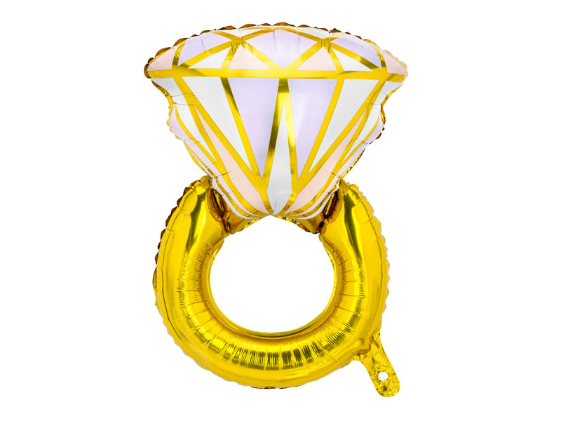 PartyDeco Folienballon Ring – mehrfarbig – 60 × 95 cm – 1 Stk