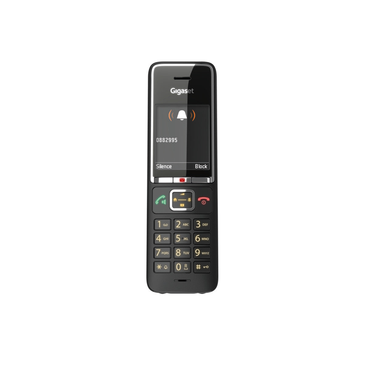 Gigaset Comfort 550 HX – WLAN-Telefon (Handgerät), Zusatzmobilteil mit Ladeschale, Schwarz