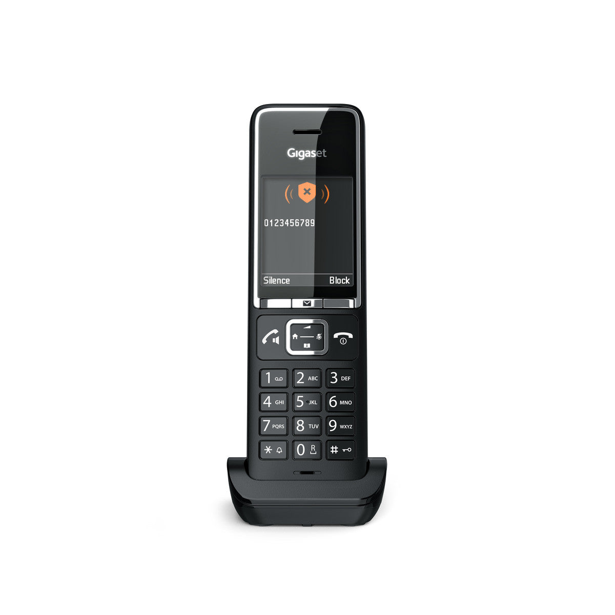 Gigaset Comfort 550 HX – WLAN-Telefon (Handgerät), Zusatzmobilteil mit Ladeschale, Schwarz