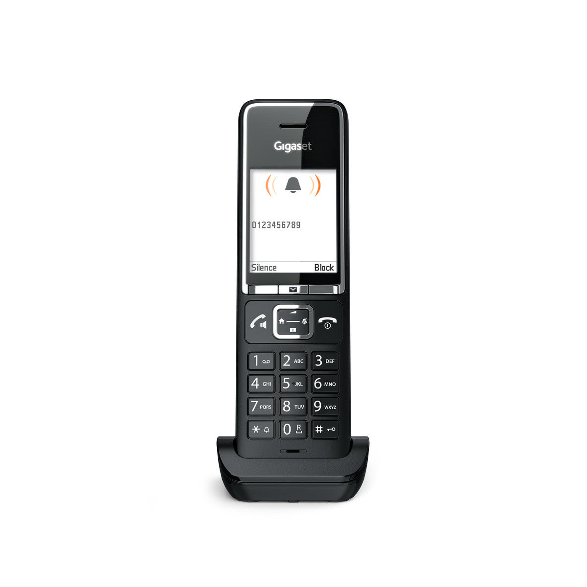 Gigaset Comfort 550 HX – WLAN-Telefon (Handgerät), Zusatzmobilteil mit Ladeschale, Schwarz