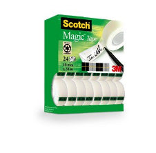Scotch Klebeband Magic 810 – matt, beschriftbar, 19 mm × 33 m, 14 Rollen