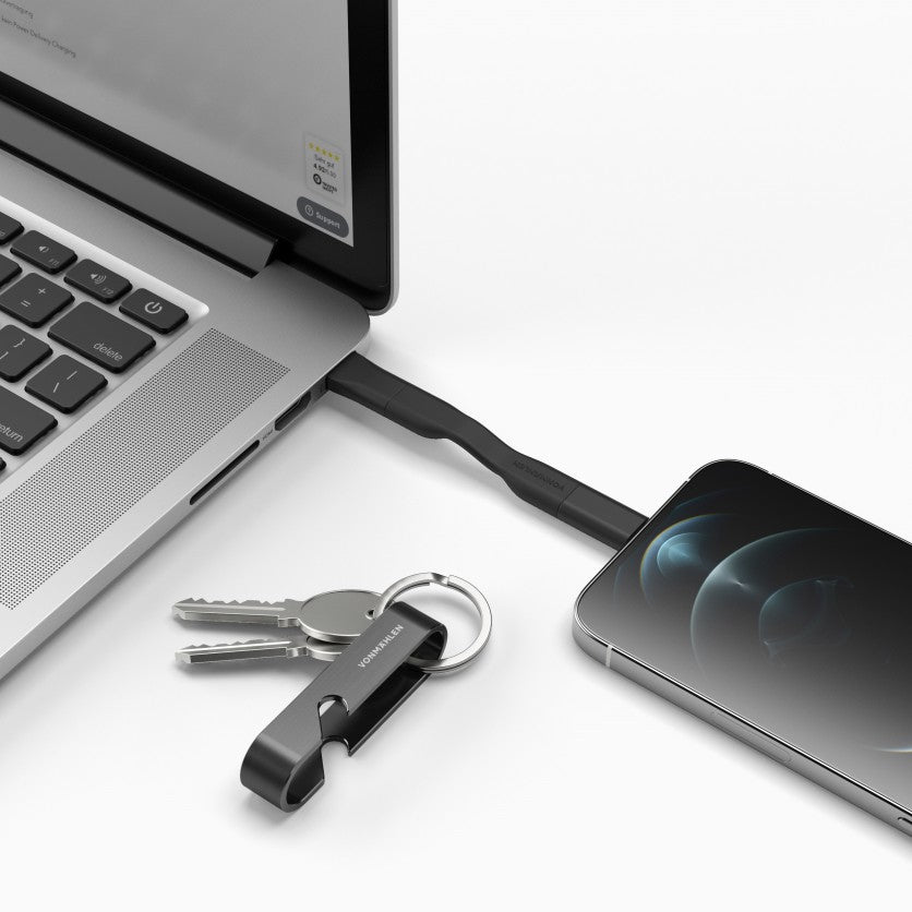Vonmählen USB-Kabel, USB-C zu USB-C, 0,06 m, USB 2.0, Lade-/Datenkabel