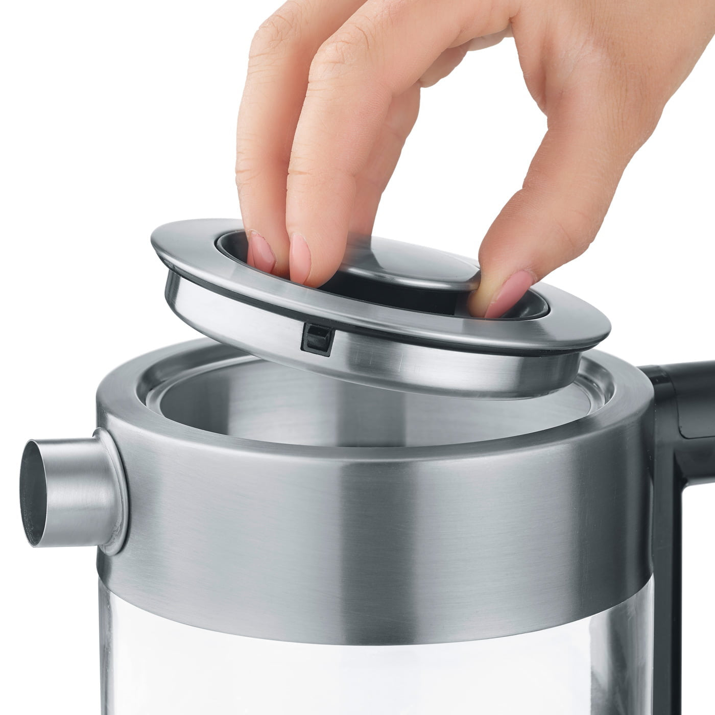 Graef Wasserkocher – 1 l, Warmhaltefunktion, Glas, WK350