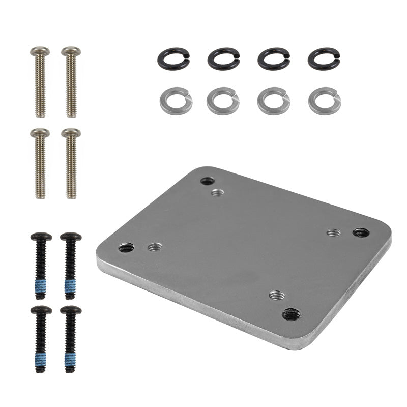 RAM Mounts RAM-202-225B-2U – VESA-Adapterplatte – Stahl, Schrauben enthalten – Silber