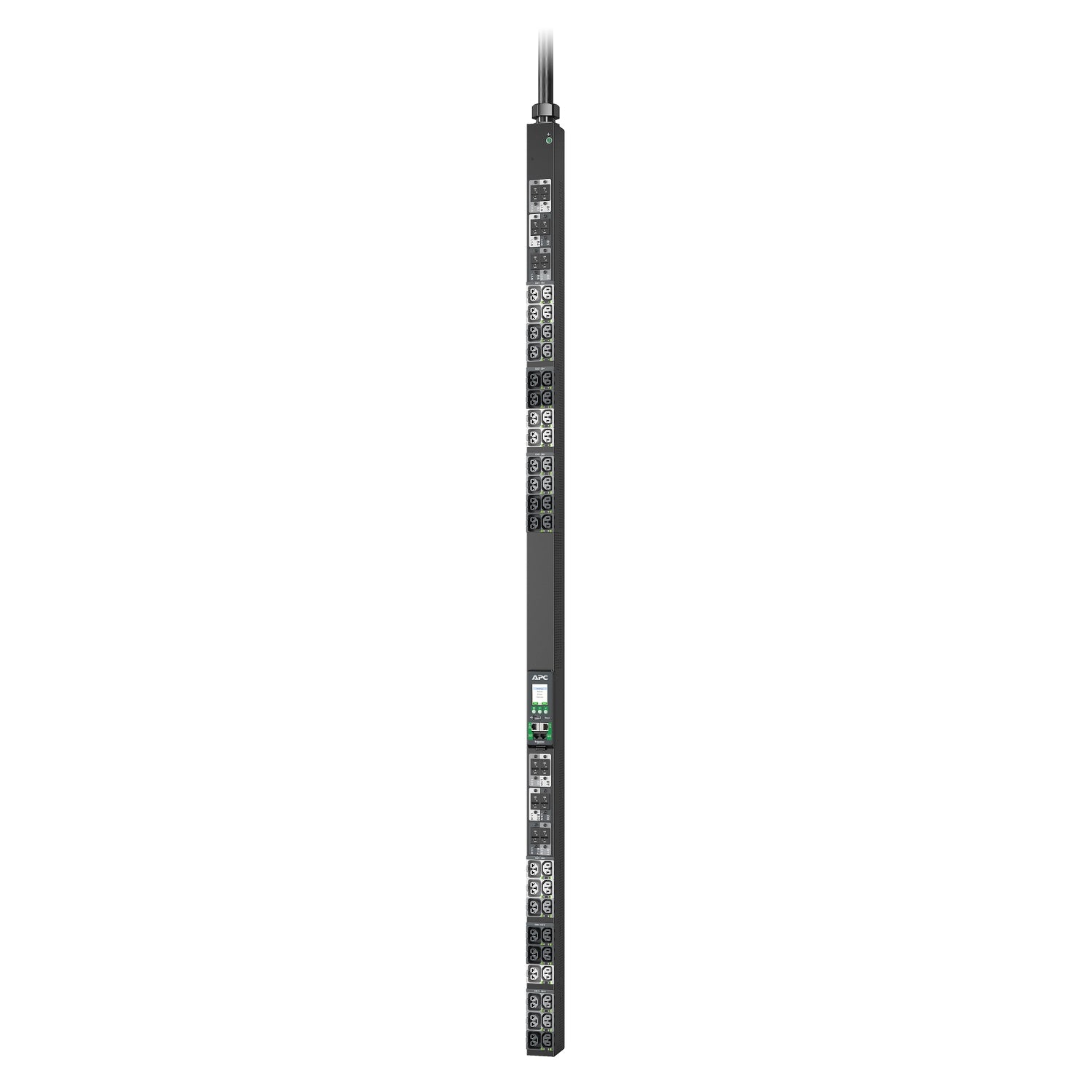 APC Rack-PDU – Geschaltet, Überwacht, 3-phasig, Senkrecht 0U, 60 A 415 V, 42×C13/C15/C19/C21, IEC 60309, 1,8 m