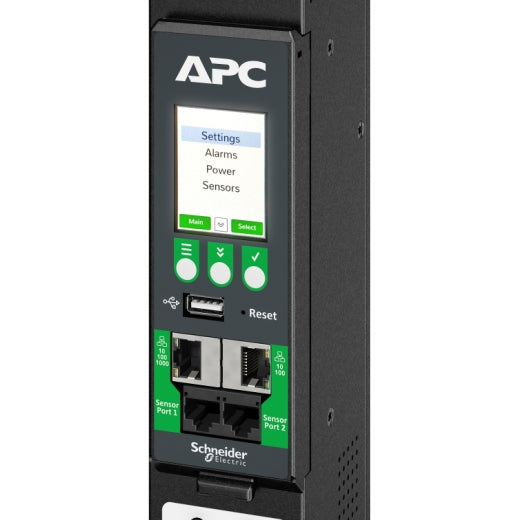APC NetShelter PDU Advanced 22,1 kVA – Geschaltete Messung, 48 AC-Ausgänge (C13/C15/C19/C21), IEC 60309 – 0U