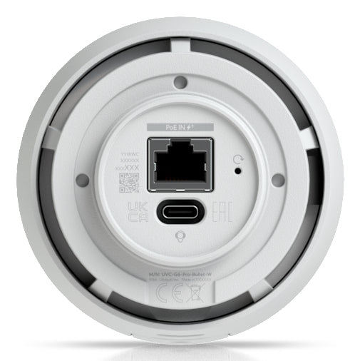 Ubiquiti G6 Pro Bullet Kamera – 4K, 30 fps, 3× optischer Zoom, Weiss