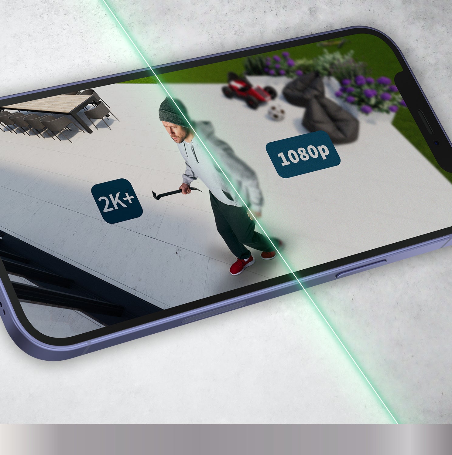 Arlo Pro5 Überwachungskamera – 2K, 2er-Set