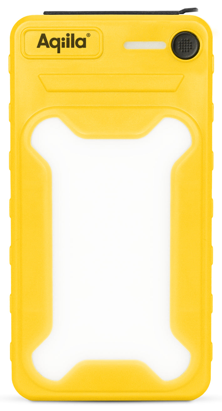 Aqiila Powerbird BS10 Solar Powerbank 10'000 mAh – 20 W PD, 1× USB-C, 1× USB-A, gelb