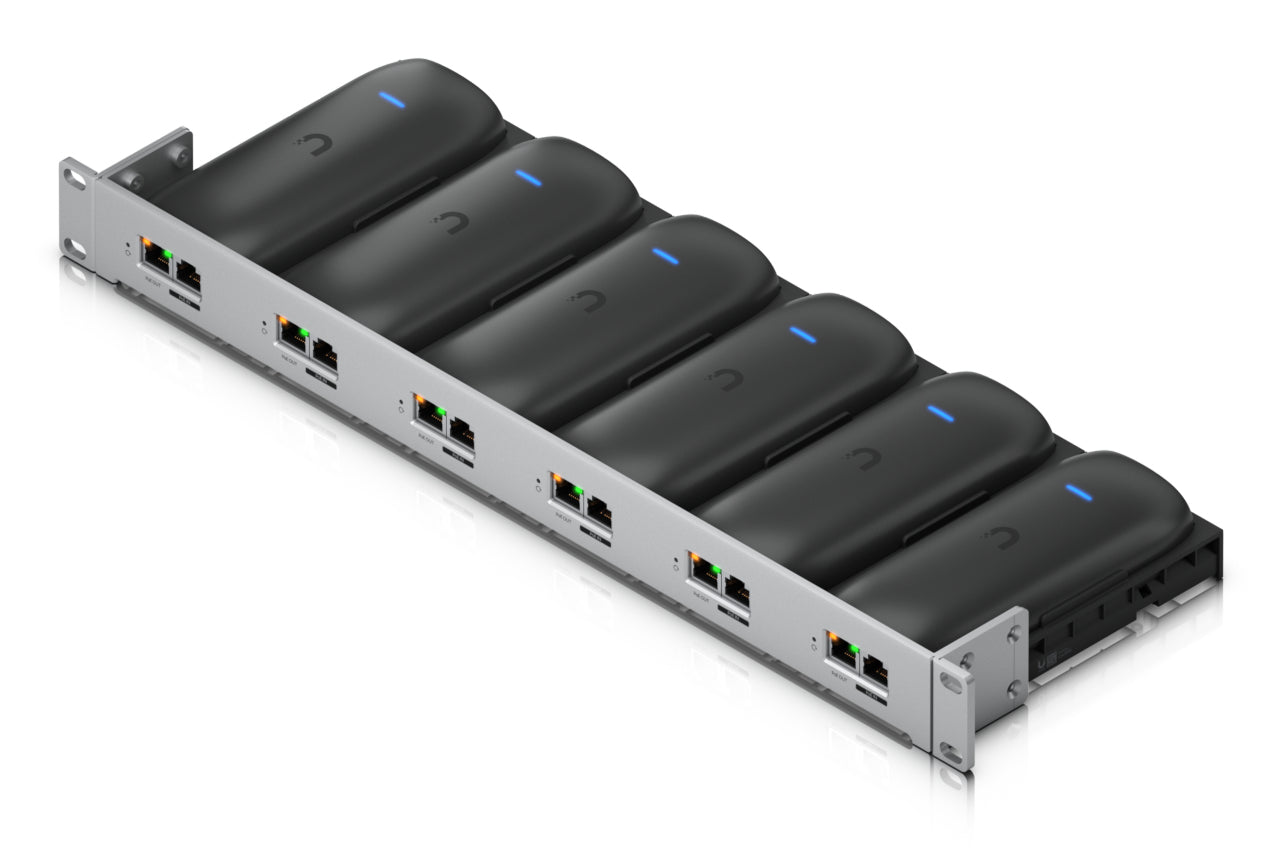 Ubiquiti Rack-Regalboden 19" – 1U – 442 × 159 × 43 mm – für UP-AI-Port – schwarz/grau