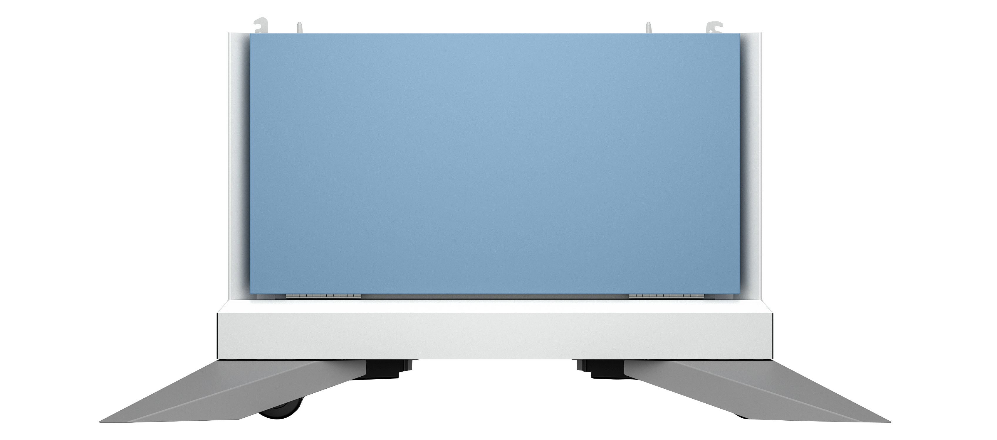 HP Ständer – für Color LaserJet Enterprise 5700dn, X55745dn, MFP 5800dn und andere, Blau, Grau