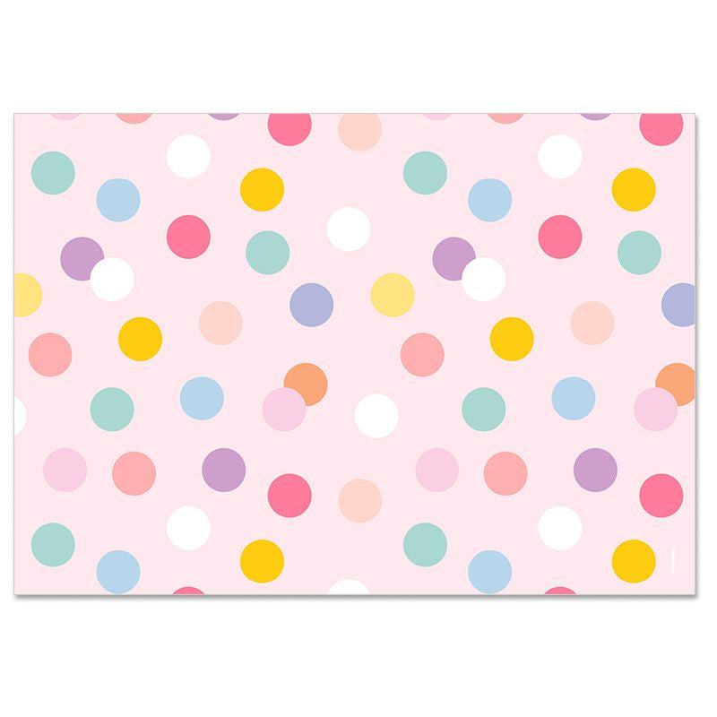 Trendform Tischset – Papier, Motiv Konfetti, 42 × 29,7 cm – 48 Stk.