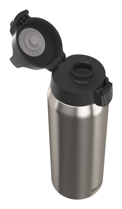 SIGG Shield One Isolierflasche 750 ml – Doppelwandig, Edelstahl, Klappdeckel