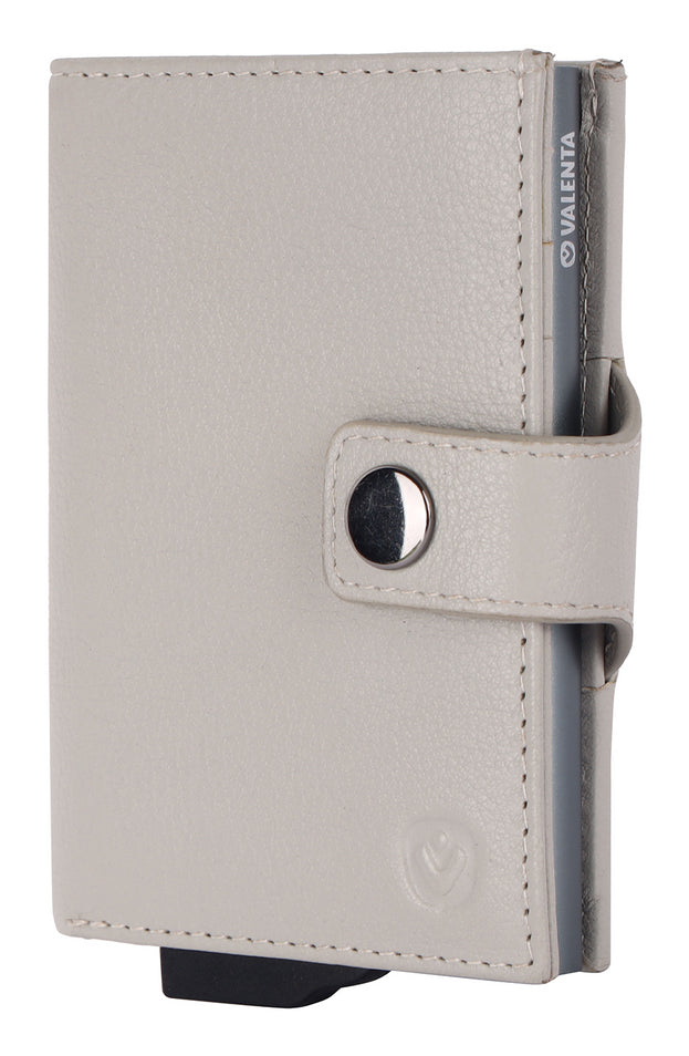 Valenta Kartenetui – 109 × 26 mm, Leder, Weiss